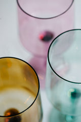 Assorted Stemmed Wine Glasses