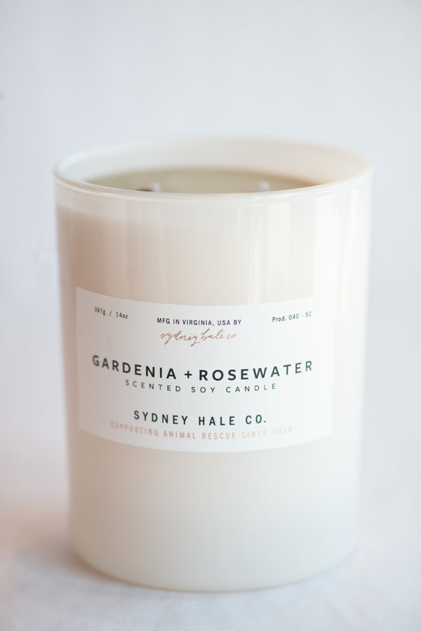 Gardenia & Rosewater Candle