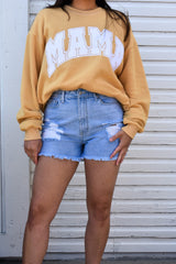 Flocked Mama Sweatshirt