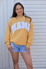 Flocked Mama Sweatshirt