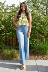 Fiona Wide Leg Jean Sarasota