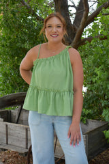 Claire One Shoulder Tank Top