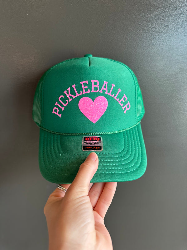 Pickleballer Sparkle Trucker Hat