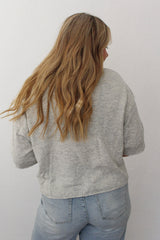 Short Sleeve Knit Crop Top