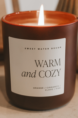 Warm and Cozy 15 oz Soy Candle