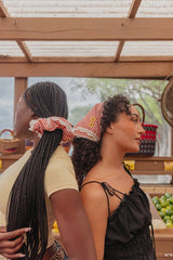 KAXI Sunflower Embroidered Oversized Lace Scrunchie