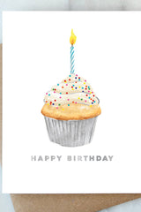 Cupcake Birthday Card