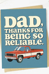 Dad, Thanks Card
