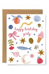 Happy Birthday Girly Card