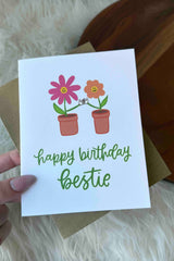 Happy Birthday Bestie Card