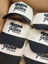 Friend in Jesus Vintage Trucker Hat