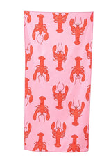 Lobster Quick Dry Reversible Pool Towel