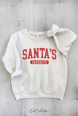 Santa's Favorite Toddler Sweatshirt