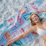 Traveling Matchbook Reversible Beach Towel