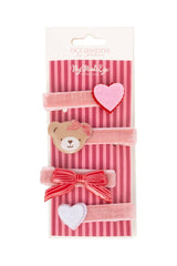 Beary Loved Hair Clips