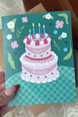 Happy Birthday Cake Card