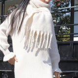 Classic Solid Fringe Scarf