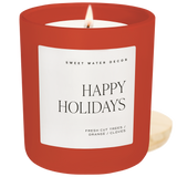 Happy Holidays 15 oz Soy Candle