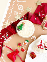 Santa's Cottage Milk & Cookies Kid Dough Play Kit