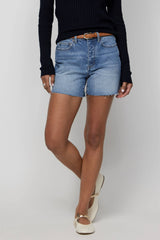 Oliver Logan Bedford High Rise Short Indigo Medium Bright