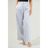 Arlah Striped Pleated Pants