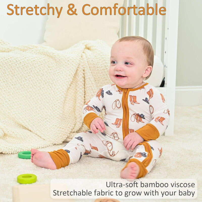 Life Is Better In Boots Baby Bamboo Pajamas