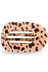 TELETIES Round Flat Hair Clip Medium