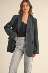 Sleek Oversize Blazer