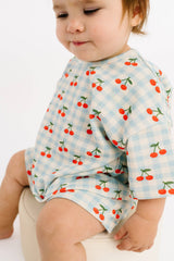 Cherry Picnic Slouchy Set