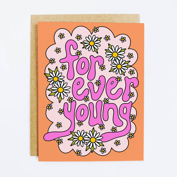 Forever Young Birthday Card