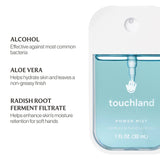 Touchland Frosted Mint Power Mist Hydrating Hand Sanitizer