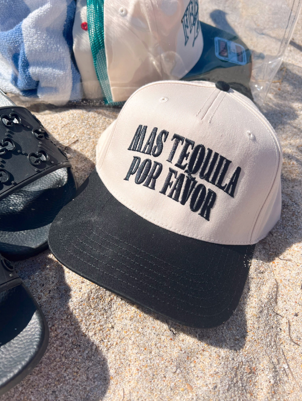 Mas Tequila Por Favor Vintage Trucker Hat