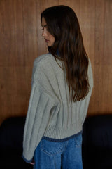 Collared Knit Sweater