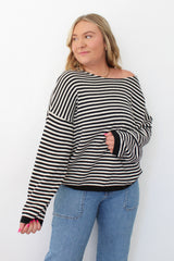 Loose Fit Cotton Sweater Top