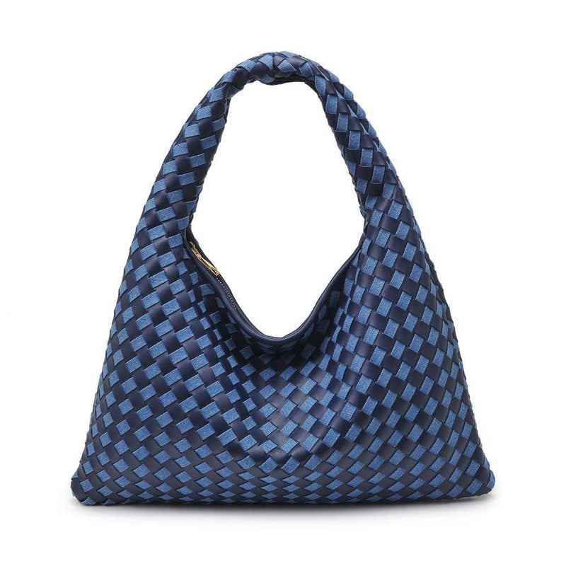 Leah Woven Hobo Purse