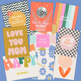 Big Bubble Letters Happy Birthday Card