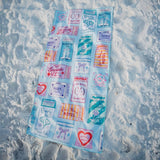 Traveling Matchbook Reversible Beach Towel