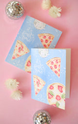 Pizza Birthday Card