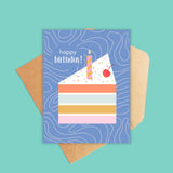 Cake Slice Happy Birthday Card