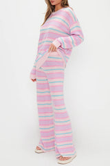 Show Me Your Mumu Feel Good Sweater Cotton Candy Stripe