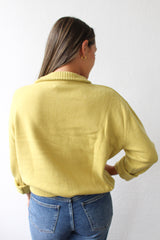 Half Zip Turtleneck Sweater