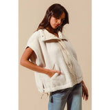 Oversized Sherpa Fur Vest