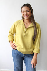 Half Zip Turtleneck Sweater