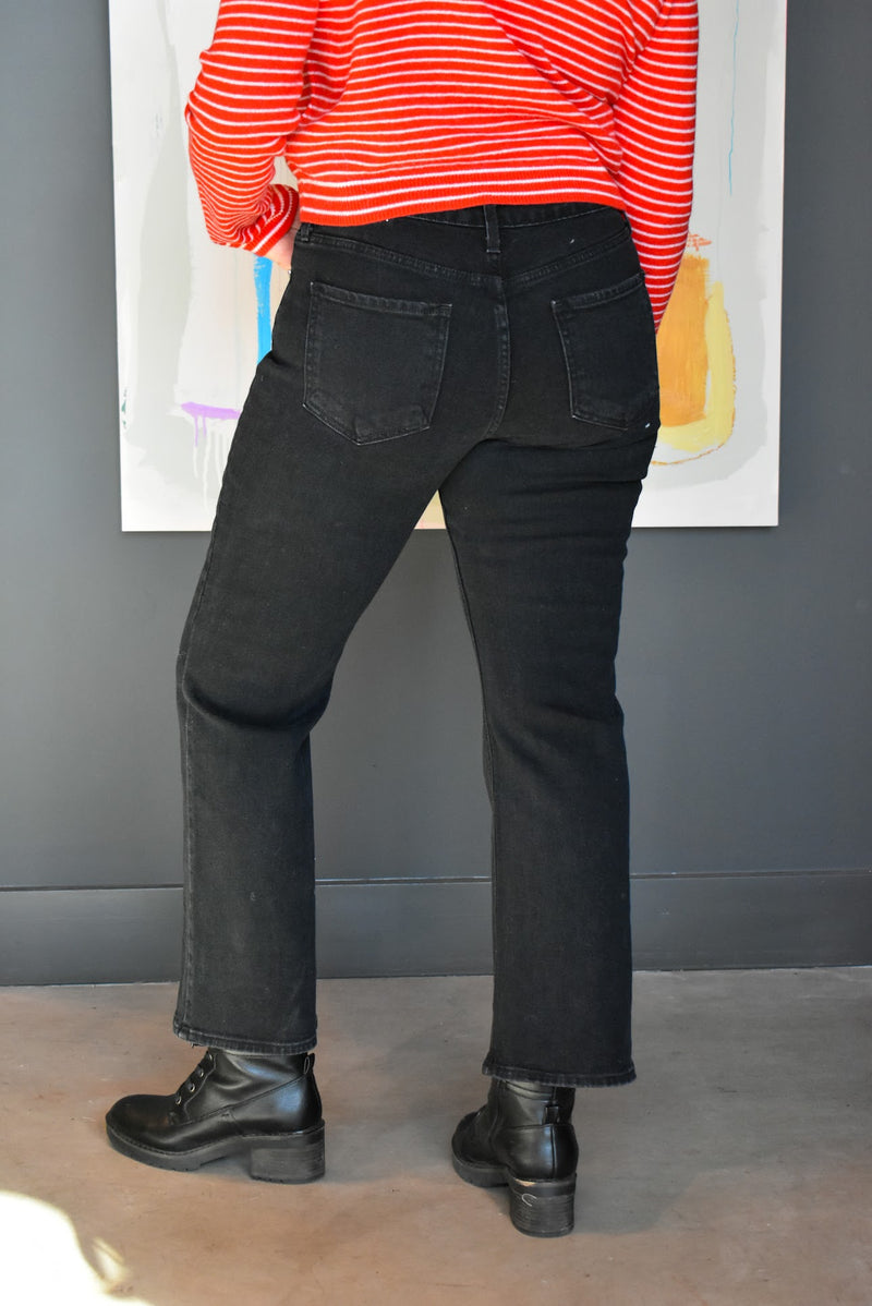 Andy Slim Cropped Bootcut Jeans