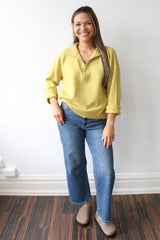 Half Zip Turtleneck Sweater