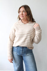 Stripe Collared Sweater