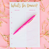 Meal Planning Notepad - "What's for Dinner?"