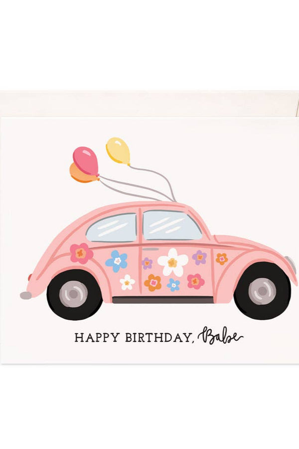 Birthday Babe Greeting Card