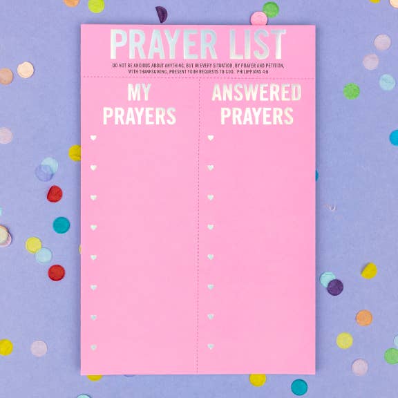 Prayer Notepad - "Prayer List"