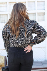 Animal Collared Jacket